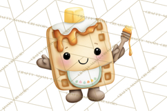Sweet Treats Bakery Clipart PNG, Adorable Pastry Chefs Product Image 2