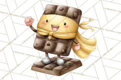 Sweet Treats Bakery Clipart PNG, Adorable Pastry Chefs Product Image 4