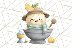 Sweet Treats Bakery Clipart PNG, Adorable Pastry Chefs Product Image 3