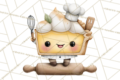 Sweet Treats Bakery Clipart PNG, Adorable Pastry Chefs Product Image 4