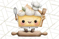 Sweet Treats Bakery Clipart PNG, Adorable Pastry Chefs Product Image 4