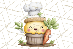 Sweet Treats Bakery Clipart PNG, Adorable Pastry Chefs Product Image 5
