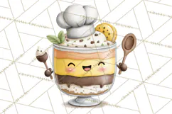 Sweet Treats Bakery Clipart PNG, Adorable Pastry Chefs Product Image 3
