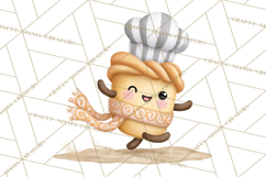 Sweet Treats Bakery Clipart PNG, Adorable Pastry Chefs Product Image 2