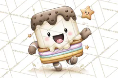 Sweet Treats Bakery Clipart PNG, Adorable Pastry Chefs Product Image 3