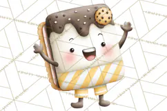 Sweet Treats Bakery Clipart PNG, Adorable Pastry Chefs Product Image 2