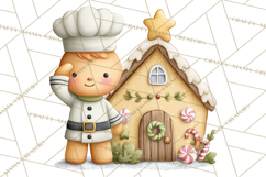 Sweet Treats Bakery Clipart PNG, Adorable Pastry Chefs Product Image 3