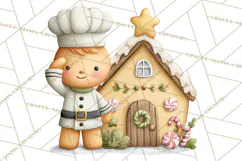Sweet Treats Bakery Clipart PNG, Adorable Pastry Chefs Product Image 3