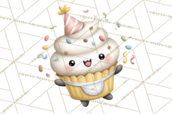 Sweet Treats Bakery Clipart PNG, Adorable Pastry Chefs Product Image 4