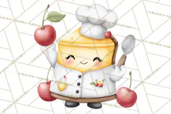 Sweet Treats Bakery Clipart PNG, Adorable Pastry Chefs Product Image 3