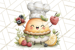 Sweet Treats Bakery Clipart PNG, Adorable Pastry Chefs Product Image 4