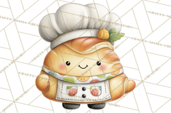 Sweet Treats Bakery Clipart PNG, Adorable Pastry Chefs Product Image 3