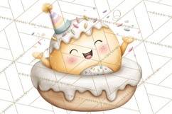 Sweet Treats Bakery Clipart PNG, Adorable Pastry Chefs Product Image 4