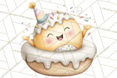 Sweet Treats Bakery Clipart PNG, Adorable Pastry Chefs Product Image 4