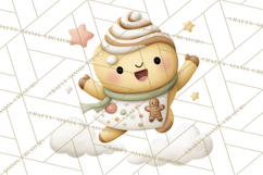Sweet Treats Bakery Clipart PNG, Adorable Pastry Chefs Product Image 4