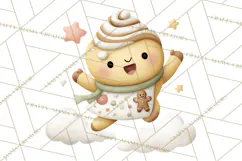 Sweet Treats Bakery Clipart PNG, Adorable Pastry Chefs Product Image 4