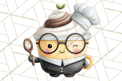 Sweet Treats Bakery Clipart PNG, Adorable Pastry Chefs Product Image 5
