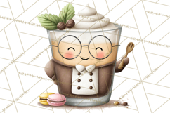 Sweet Treats Bakery Clipart PNG, Adorable Pastry Chefs Product Image 4