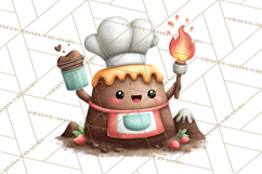 Sweet Treats Bakery Clipart PNG, Adorable Pastry Chefs Product Image 2