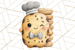 Sweet Treats Bakery Clipart PNG, Adorable Pastry Chefs Product Image 5
