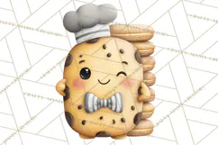 Sweet Treats Bakery Clipart PNG, Adorable Pastry Chefs Product Image 5