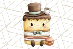 Sweet Treats Bakery Clipart PNG, Adorable Pastry Chefs Product Image 2