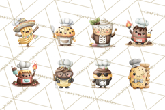 Sweet Treats Bakery Clipart PNG, Adorable Pastry Chefs Product Image 8