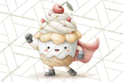 Sweet Treats Bakery Clipart PNG, Adorable Pastry Chefs Product Image 3