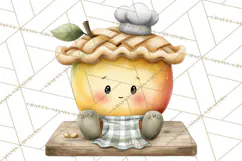 Sweet Treats Bakery Clipart PNG, Adorable Pastry Chefs Product Image 4