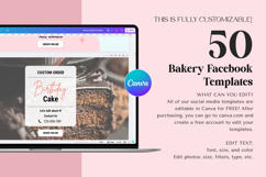 Bakery Facebook Canva Social Media Post Templates Product Image 2