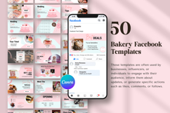 Bakery Facebook Canva Social Media Post Templates Product Image 7