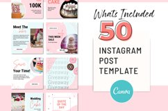 Bakery Canva IG Templates | Baking Instagram Post Product Image 2