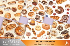 Bakery Seamless Digital Paper Bundle Product Image 1