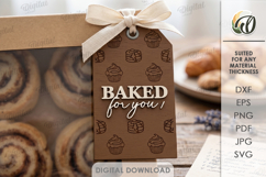 Bakery Tag Laser Cut. Store Gift Tag SVG. Cooking Product Image 1