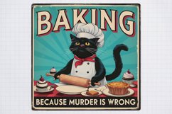 Baking Cat Grumpy Cat PNG Product Image 1