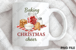 Baking Christmas Cheer Watercolor PNG Product Image 4