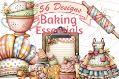 Kitchen Clipart PNG, Baking Tools Icons Product Image 1