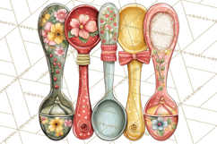 Kitchen Clipart PNG, Baking Tools Icons Product Image 2