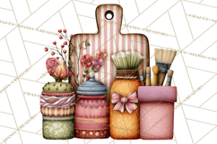 Kitchen Clipart PNG, Baking Tools Icons Product Image 3