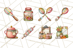 Kitchen Clipart PNG, Baking Tools Icons Product Image 4
