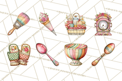 Kitchen Clipart PNG, Baking Tools Icons Product Image 6