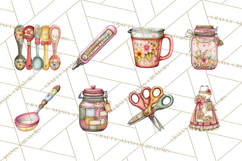 Kitchen Clipart PNG, Baking Tools Icons Product Image 3