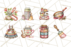 Kitchen Clipart PNG, Baking Tools Icons Product Image 5