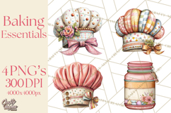 Kitchen Clipart PNG, Baking Tools Icons Product Image 1