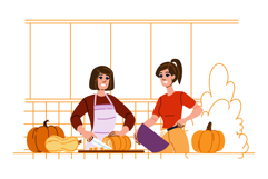 spice baking pumpkin pie vector Product Image 1