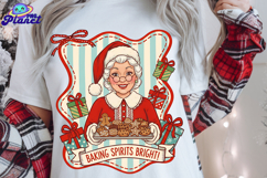 Vintage Christmas PNG Bundle, 5 Retro Holiday Sublimation Product Image 2