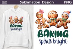 Gingerbread Sublimation Design | Christmas Sublimation Product Image 1
