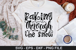 Baking Through the Snow SVG - Christmas Design Product Image 1