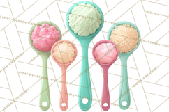 Vintage Baking Tools Clipart, Rolling Pins Whisks Mixing Png Product Image 4