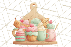 Vintage Baking Tools Clipart, Rolling Pins Whisks Mixing Png Product Image 5